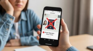Common mistakes that cause document photos to be rejected