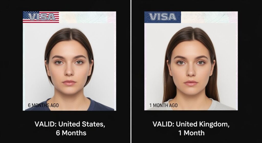 How long a visa photo is valid and when you need a new one